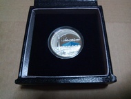 RM10 silver masjid negara commemorative proof coin golden jubilee 2015 national mosque 1 oz bu Perak 99.9