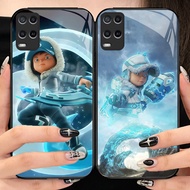 O-9 B_Boboiboy tempered glass phone case OPPO Reno A3X F27 7 A54 A55 A3i A40 12F 13F