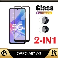 LAYAR OPPO A97 5G Tempered Glass PROMO, Front Screen Protector, Camera Lens 2IN1 Package