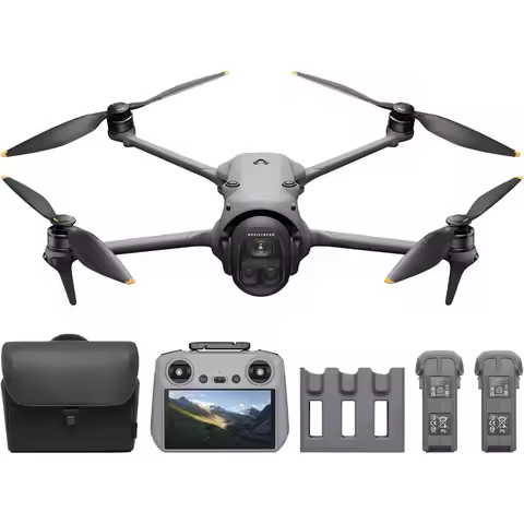 DJI Mavic 4 Pro Fly More Combo( RC 2), Flagship Tri-Camera Drone with 100MP 4/3 CMOS Hasselblad Came