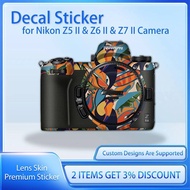 For Nikon Z6II Z7II Z5II Skin Z62 Z72 Camera Skin Decal Z5 II Z6 II Z7 II Protective Film Cover Film