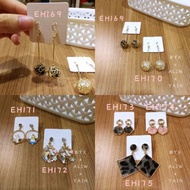 Women Earring Hooks Dangle Elegant Earing Crystal Rhinestone Earnings Set