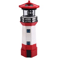 【VVL】-Led Solar Rotating Lighthouse Outdoor Garden Decorative Light Garden Landscape Light Beacon Ro
