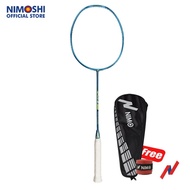 NIMO Raket Badminton SPACEX 100 + FREE Tas &amp; Grip Wave Pattern