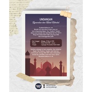 Iftar Invitation Halal Bihalal Invitation/ Study Invitation/ Syawalan Invitation/ Iftar Invitation/ 