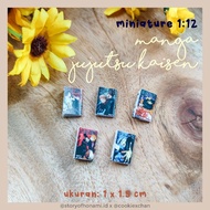 Cookiexchan | MINIATURE 1:12 MANGA JUJUTSU KAISEN COMIC TOY NENDOROID FIGMA SHF OBITSU YMY