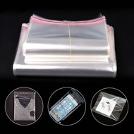 8002  Self Adhesive Transparent bag (100pcs) OPP Plastic Bag Plastik Beg plastik tudung plastik baju