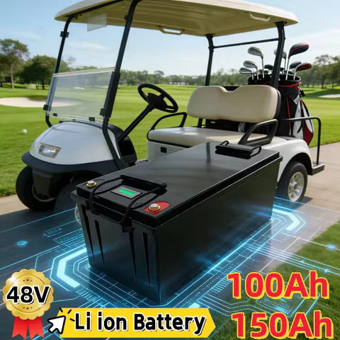 48v 150AH li-ion Lithium Electric vehi battery 48v 100Ah 5kwh 7kwh for Golf cart backup RV EV invert