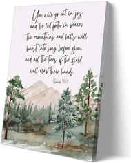 55 12 Wall Art Bible Verse Poster Scripture Wall Decor Vintage Christian Painting Hanging Vertical C