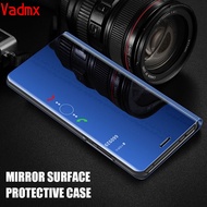 Smart Mirror Flip Samsung Galaxy Note 20 Ultra A71 A51 5G A21S J7 Nxt A11 M11 Case  Phone Case Holder Stand Back Cover