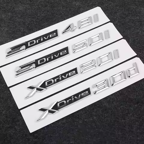 XDRIVE SDRIVE 18d 20d 25d 28d 30d 35d 40d 45d 50d 55d 60d logo badge car stickers for BMW X1X5X3X7 d