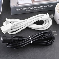 ✨Two-pin plug two-core power extension cable, two-core power extension Cord household high-power socket two-pin plug Electric Fan power Strip Board plug extension cable 602