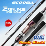 ECOODA EONLINE LIGHT JIGGING Fishing ROD Fuji Guides 40g–100g Jig joran Pancing Laut fast jig slow