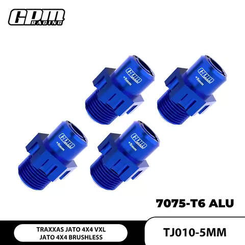 GPM 7075 Alloy 17mm Wheel Hubs Widen 5mm For TRAXXAS 1/8 JATO 4X4 VXL 9086