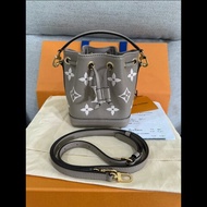 Lv Nano noe 大象灰 水桶包斜背包手提包 M46291 芯片款