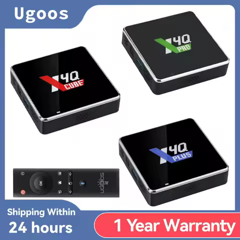 Ugoos X4Q Pro X4Q Extra Smart Set Top Box Android 11 X4Q Cube Plus 4GB 64GB Amlogic S905X4 2.4G 5G W