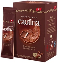 Caotina original 10x15g - Cocoa Drink mix with genuine Swiss Chocolate, Caotina / Switzerland BBF 24/04/24