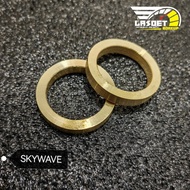 SUZUKI Bosh boss Brass asbes solid exhaust spin skywave SkyDrive Hayate smashSUZUKI