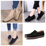 Ready Stock *S39/S90/S97* ~2020 new spring and autumn beanie shoes black lazy shoes old Beijing clot