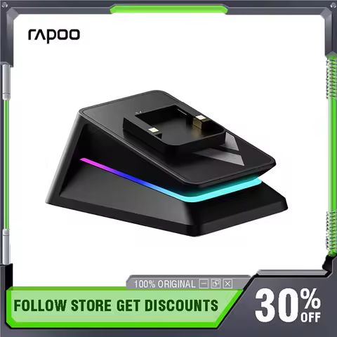 Rapoo P5 Plus Magnetic Charging Base RGB Custom Mouse Base for Rapoo VT7/VT3/VT3s/VT1/VT9PRO/MT760 N