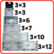 pvc box / nut box / electrical / base 3x3 3x6 3x7 3x10 3x12