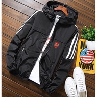 Arsenal Team Hooded Sweatshirt Jacket Casual Sportswear Arsenal Fan Spring Autumn Jacket Sweatshirt