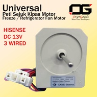 Universal Hisense Refrigerator LG EAU61644102 Fan Dc Motor Assembly Fridge Refrigerator Peti Sejuk Fan Motor DC13V