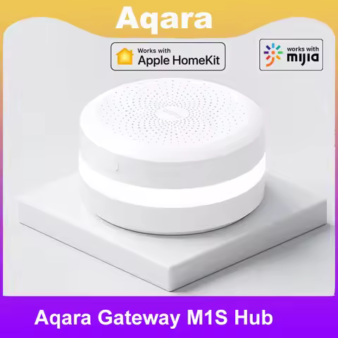 Aqara M1S Hub E1 Gateway With RGB LED Night Light ZigBee Wi-Fi 2.4G Siri Voice Remote Control Home W