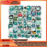 United Sticker Id - Cute Robot Beemo BMO Stickers Cutting Paper Vinyl Laptop Helmet Casing Hp Diary 