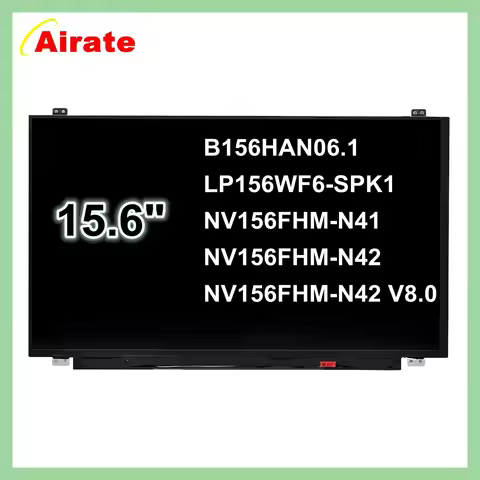 15.6 Inch IPS 30pins eDP Laptop LCD Screen NV156FHM-N42 N41 V8.0 fit LP156WF6-SPK1 B156HAN06.1 FHD 1