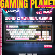 XINMENG X98 Pro V2 RGB PBT Mechanical Keyboard BLACK PINK WHITE JADE-ENG ONLY