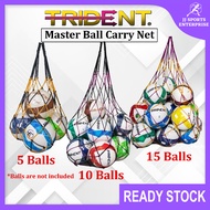 Master Ball Carry Net Jaring Bola Beg Bola Ball Holder Carrier Basketball Net Netball Net