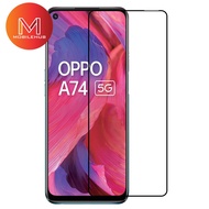 Oppo A74 5G Full Screen Tempered Glass 5D Screen Protector (Black)