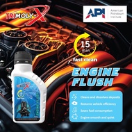 TRIMOLY-X TRIMOLYX Engine Flush 300ML CAR MOTORCYCLE PETROL DIESEL ENGINE CARE 15min fast clean engi