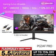 PRISM+ PG34F PRO 34" 180Hz Ultrawide Monitor [3440 X 1440]