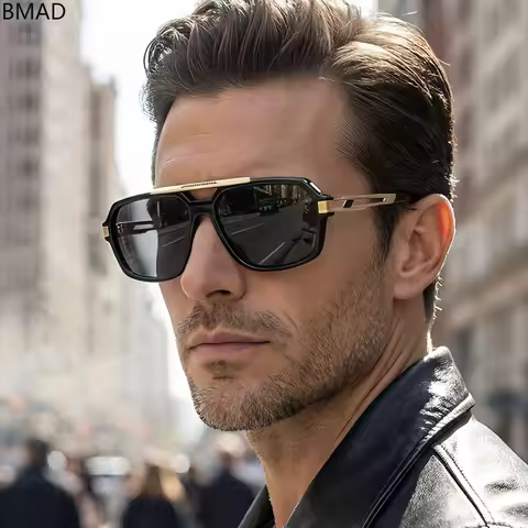 Steampunk UV400 Protection Sunglasses Outdoor Sunglasses For Men Designer Sunglass Vintage Oculos Va
