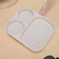 Hot Sale Ready Stock Three-in-One Breakfast Frying Pan Household Fried Egg Multifunctional Steak Fry