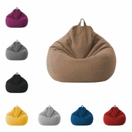 bean bag【ONSALE】M/XL sofa bean Stylish Bedroom Furniture Solid Color Single Bean Bag Lazy Sofa Cover (No Filling) 懒人沙发豆袋