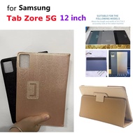 Case For Samsung Tab Zore 5G Tablets 12 Inch Tablet PC Cover PU Leather Case Flip Stand Case Fodable Stand Holder Shell