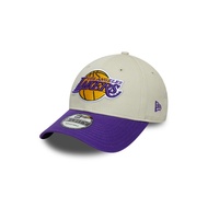 New Era หมวกรุ่น LOS ANGELES LAKERS CONTRAST PATCH STONE 9FORTY CAP