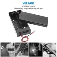 18650 2Slots 3.7V Battery Holder With ON/OFF Switch &amp; Cable