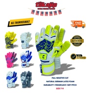 H3 THUNDERBOLT & H3 BENGAL GOALKEEPER GLOVES, Sarubg Tangan Penjaga Gol Jenama H3, 100% Tulen dari J