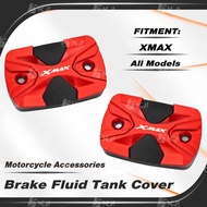 For Yamaha XMAX 400/300/250/125 Tech Max Modified Brake Master Cylinder Fluid Tank Cover Brake Pump Fluid Reservoir Motorcycle Accessories Parts