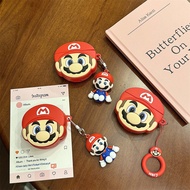 Cute Mario Samsung Bluetooth Headset Shell Cartoon Protective Case Suitable for Fruit Fruit#7.24.al.