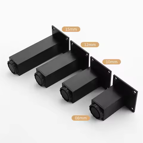 1Pcs 6-30cm Aluminum Alloy TV Cabinet Foot Bathroom Cabinet Foot Support Leg Square Adjustable Sofa