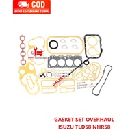 MESIN PAKING GASKET FUL SET OVERHAUL ISUZU TLD 58 NHR58 ENGINE 4BE1