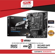 MSI PRO B760M-E D4 / DDR4 LGA1700 GAMING MOTHERBOARD