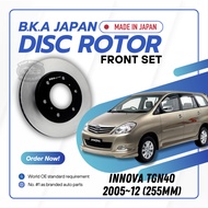 BKA JAPAN DISC ROTOR [ FRONT ] - TOYOTA INNOVA TGN40 (255MM)