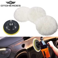 OTOHEROES Car Body Polishing Pad Wool Buffer Polishing 4 Inch 5 PCS - DB5 [ IK F Store ]