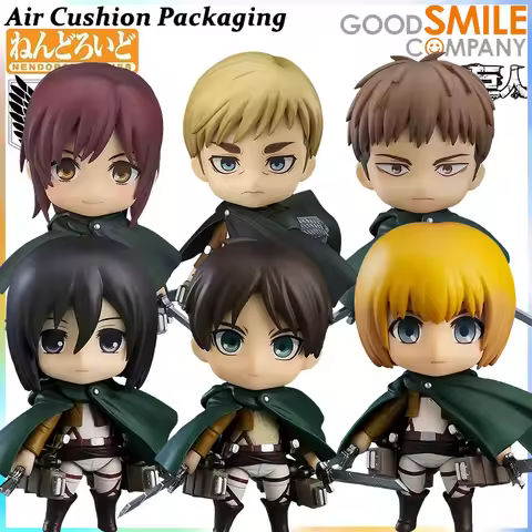 GSC Genuine Nendoroid Series Attacking Giants Scout Regiment Erwin Smith Mikasa Ackerman Jean Kirste